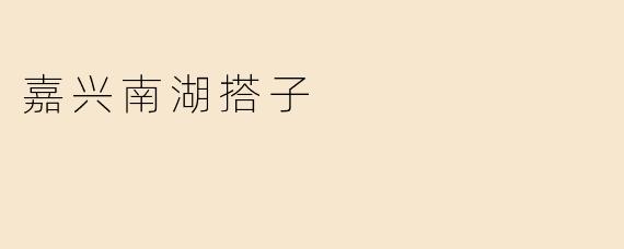 嘉兴南湖搭子