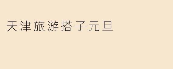 天津旅游搭子元旦