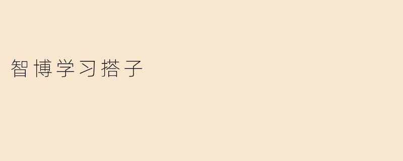 智博学习搭子