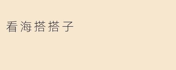 看海搭搭子