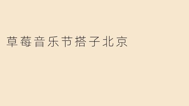 《在北京草莓音乐节找“搭子”：年轻人的社交狂欢与音乐盛宴》