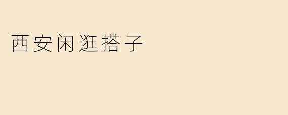 西安闲逛搭子