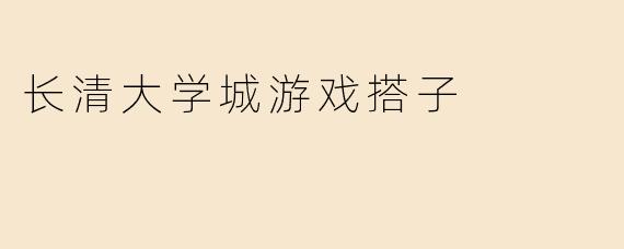 长清大学城游戏搭子