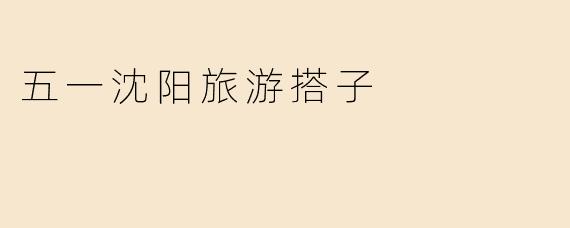 五一沈阳旅游搭子