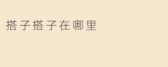 搭子搭子在哪里