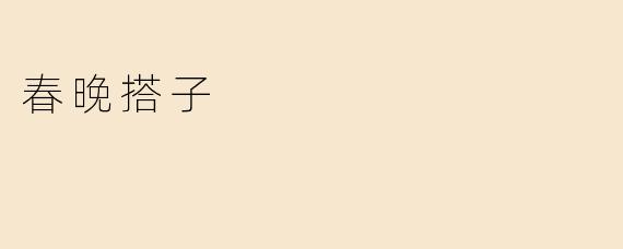 春晚搭子