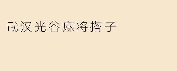 武汉光谷麻将搭子