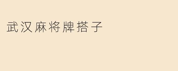 武汉麻将牌搭子