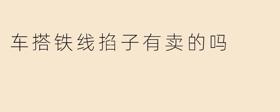 车搭铁线掐子有卖的吗