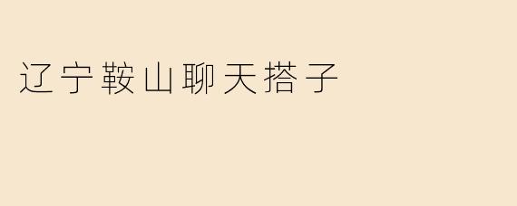 辽宁鞍山聊天搭子