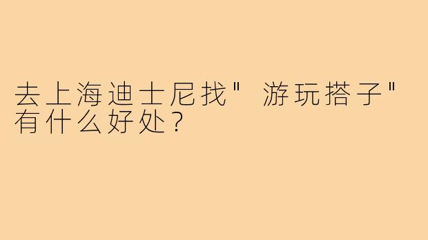 去上海迪士尼找