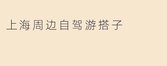 上海周边自驾游搭子
