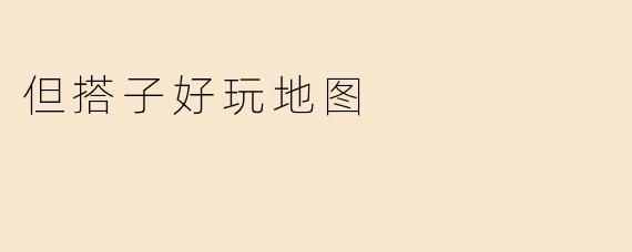但搭子好玩地图