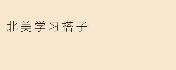 北美学习搭子