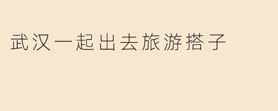 《武汉旅游搭子指南：结伴同游，解锁江城新玩法》