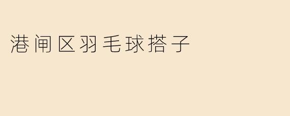 港闸区羽毛球搭子