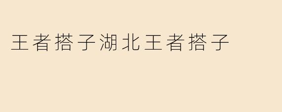 王者搭子湖北王者搭子