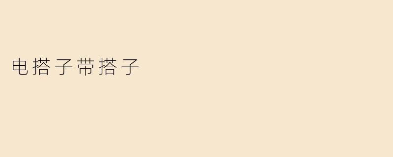 电搭子带搭子