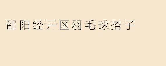 邵阳经开区羽毛球搭子