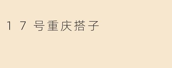 17号重庆搭子