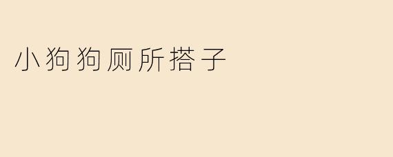 小狗狗厕所搭子