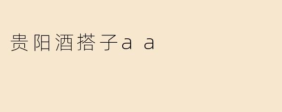 贵阳酒搭子aa