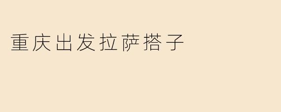 重庆出发拉萨搭子