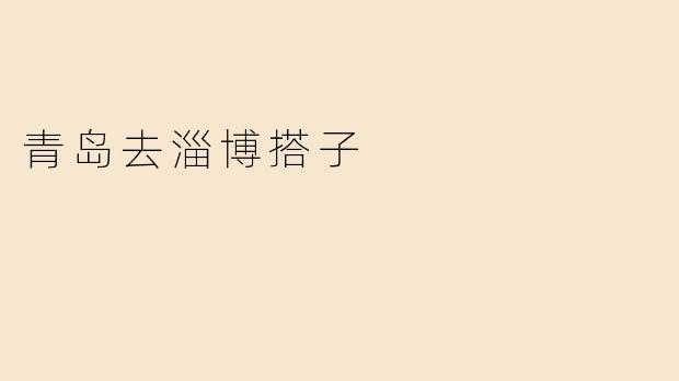 青岛去淄博搭子