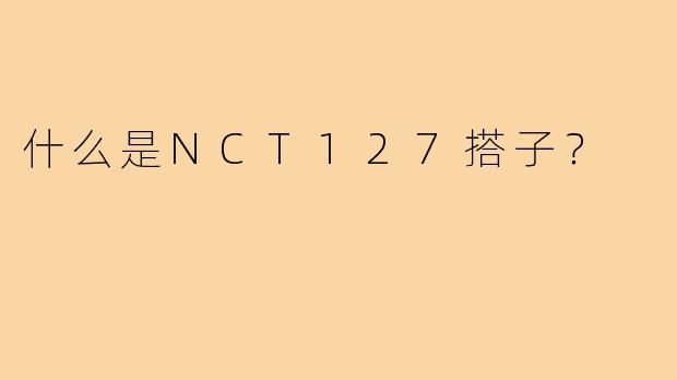 什么是NCT127搭子？