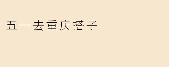 五一去重庆搭子