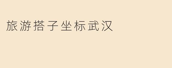 旅游搭子坐标武汉