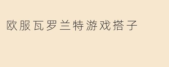 欧服瓦罗兰特游戏搭子