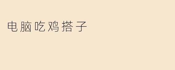 电脑吃鸡搭子
