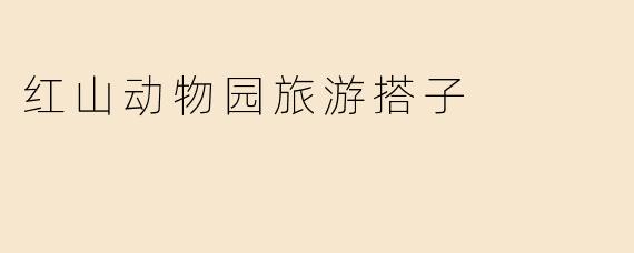 红山动物园旅游搭子