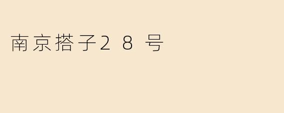 南京搭子28号
