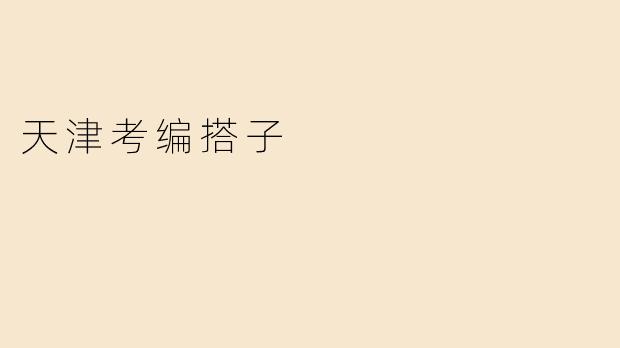 天津考编搭子