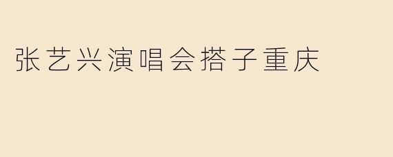 张艺兴演唱会搭子重庆