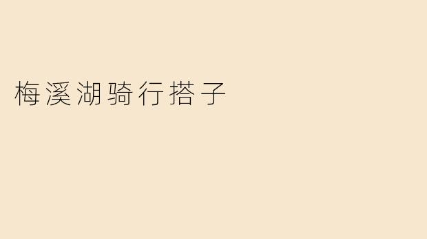 梅溪湖骑行搭子