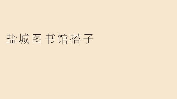 盐城图书馆搭子