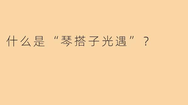 什么是“琴搭子光遇”?