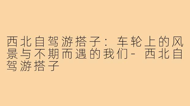 西北自驾游搭子：车轮上的风景与不期而遇的我们-西北自驾游搭子