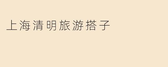 上海清明旅游搭子