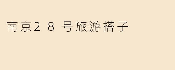 南京28号旅游搭子