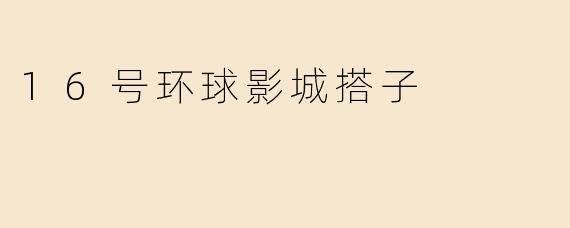 16号环球影城搭子