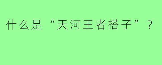 什么是“天河王者搭子”?