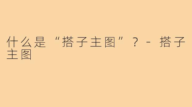 什么是“搭子主图”?-搭子主图