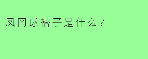 凤冈球搭子是什么?