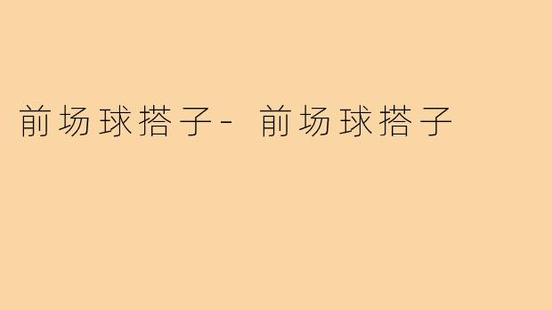 前场球搭子-前场球搭子